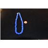 Image 1 : BLUE LAPIS LAZULI BEAD NECKLACE (18")