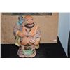 Image 1 : VINTAGE JAPANESE POLYCHROME SATSUMA HOTEI, GOD OF LUCK (11 1/2")