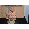 Image 1 : VINTAGE JAPANESE POLYCHROME SATSUMA HOTEI, GOD OF LUCK (11 1/2")