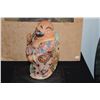 Image 2 : VINTAGE JAPANESE POLYCHROME SATSUMA HOTEI, GOD OF LUCK (11 1/2")