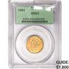 Image 1 : 1882 $5 Gold Half Eagle PCGS MS63