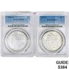 1879-1898 [2] Morgan Silver Dollar PCGS MS63