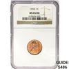 1910 Wheat Cent NGC MS65 RD