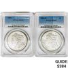 1881&1884 [2] Morgan Silver Dollar PCGS MS63