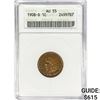 Image 1 : 1908-S Indian Head Cent ANACS AU55