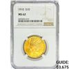 Image 1 : 1910 $10 Gold Eagle NGC MS62