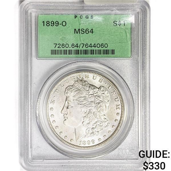 1899-O Morgan Silver Dollar PCGS MS64