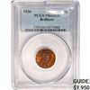 Image 1 : 1936 Wheat Cent PCGS PR64 RD Brilliant