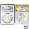 Image 1 : 1923-1924 [2] Silver Peace Dollar NGC/ANACS MS62/6
