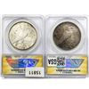 Image 2 : 1922&1926 [2] Silver Peace Dollar ANACS MS/AU INCL