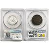 Image 2 : 1838&1961 [2] 1 LC, 1 25C PCGS PR/F