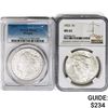 Image 1 : 1921&1923 [2] Varied Silver Dollars NGC/PCGS MS62/