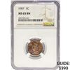 Image 1 : 1907 Indian Head Cent NGC MS65 BN