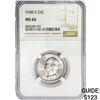 Image 1 : 1948-S Washington Silver Quarter NGC MS66