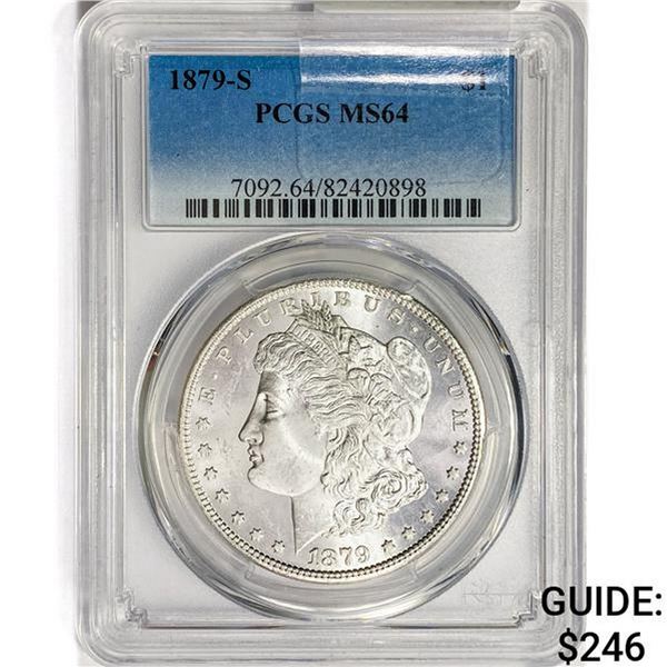 1879-S Morgan Silver Dollar PCGS MS64