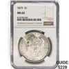Image 1 : 1879 Morgan Silver Dollar NGC MS62