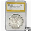 Image 1 : 1884-CC Morgan Silver Dollar PGA MS67 DMPL