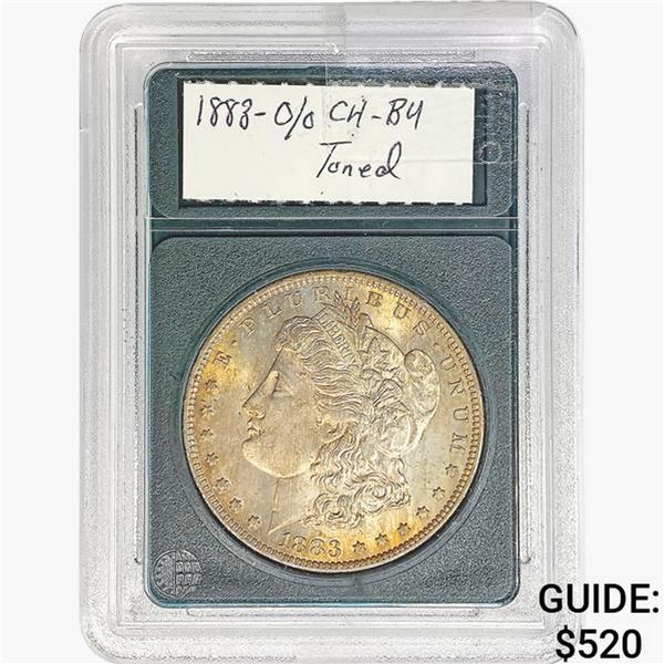 1883-O/O Morgan Silver Dollar GG CHBU Toned