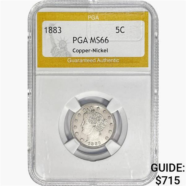 1883 Liberty Victory Nickel PGA MS66 Copper-Nickel