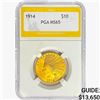 Image 1 : 1914 $10 Gold Eagle PGA MS65