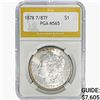 Image 1 : 1878 7/8TF Morgan Silver Dollar PGA MS65