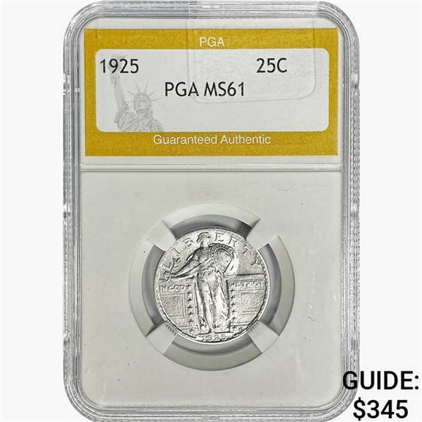 1925 Standing Liberty Quarter PGA MS61