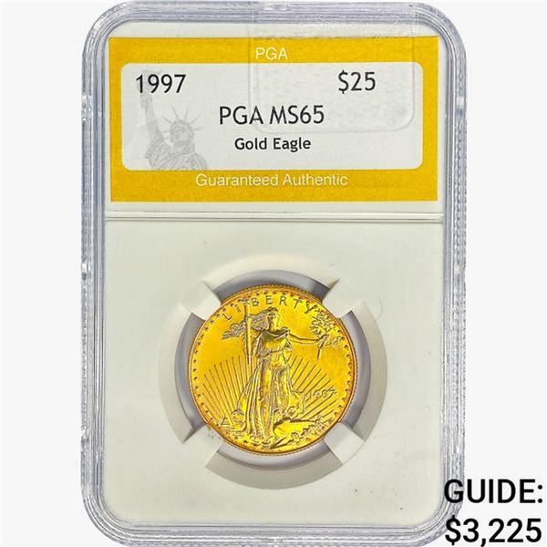 1997 American 1/2oz. Gold $25 Eagle PGA MS65