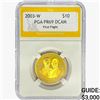 Image 1 : 2003-W .4837oz. Gold $10 First Flight PGA PR69 DCA