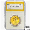 Image 1 : 1893 $10 Gold Eagle PGA MS64 DMPL