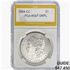 Image 1 : 1884-CC Morgan Silver Dollar PGA MS67 DMPL