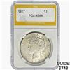 Image 1 : 1927 Silver Peace Dollar PGA MS64