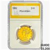Image 1 : 1882 $10 Gold Eagle PGA MS64+