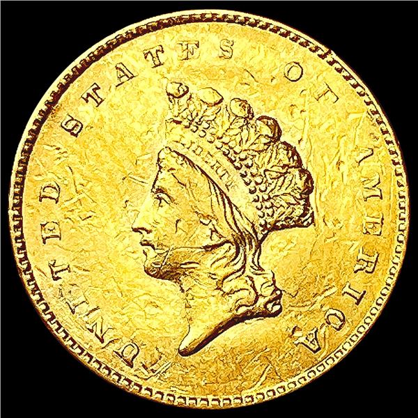 1855 Rare Gold Dollar CLOSELY UNCIRCULATED