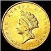 Image 1 : 1855 Rare Gold Dollar CLOSELY UNCIRCULATED
