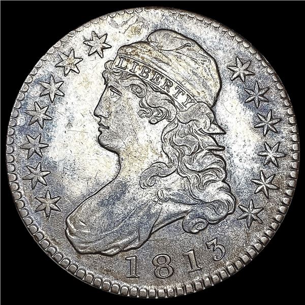 1813 Capped Bust Half Dollar CLOSELY UNCIRCULATED
