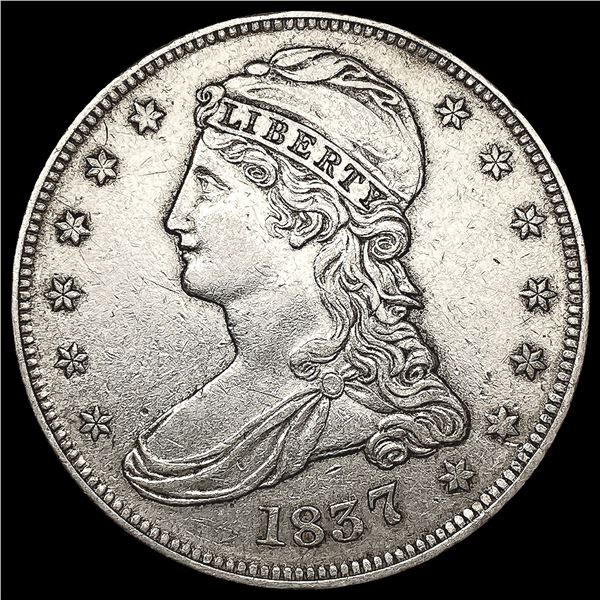 1837 Capped Bust Half Dollar CLOSELY UNCIRCULATED