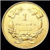 Image 2 : 1855 Rare Gold Dollar NEARLY UNCIRCULATED
