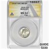 Image 1 : 1916 Mercury Silver Dime ANACS MS64 FSB
