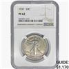Image 1 : 1937 Walking Liberty Half Dollar NGC PF62