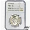 Image 1 : 1949-D Franklin Half Dollar NGC MS64 FBL
