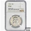 Image 1 : 1953 Franklin Half Dollar NGC PF66