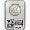 Image 2 : 1955 Franklin Half Dollar NGC PF68