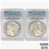 Image 1 : 1923 [2] Silver Peace Dollar PCGS MS63