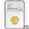 Image 1 : 1910 $2.50 Gold Quarter Eagle NGC MS61