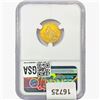 Image 2 : 1910 $2.50 Gold Quarter Eagle NGC MS61