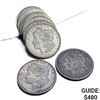 1921 Morgan Dollars Partial Roll [8 Coins]