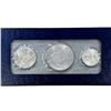 Image 2 : 1976 Unc Silver Bicentennial Coin Set[3 Coins]