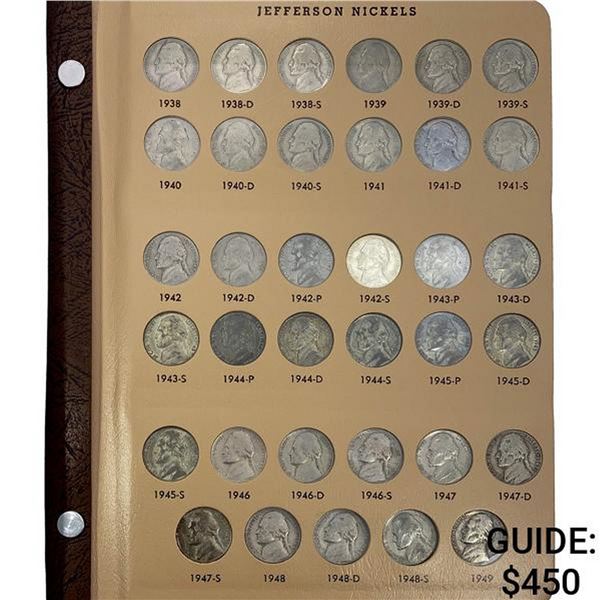 1938-2016 Jefferson Nickel Set [175 Coins]