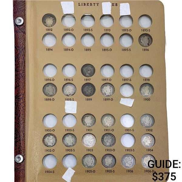 1892-1916 Barber Dime Collection[50 Coins]
