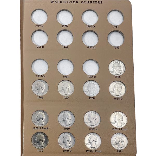 1965-1998 Washington Quarter Set W/Proofs[104 Coin